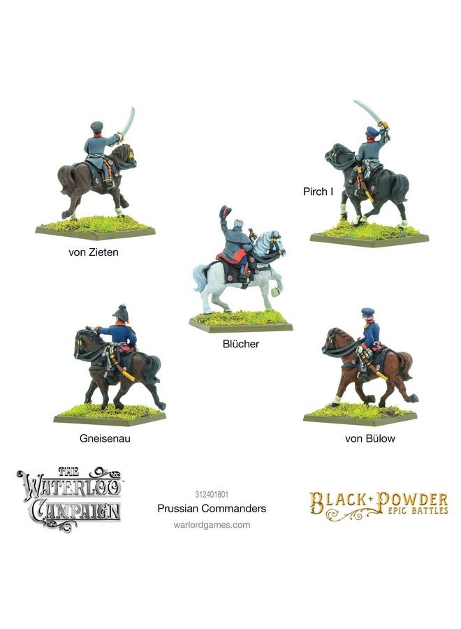 WARLORD GAMES Black Powder Epic Battles: Napoleonic Prussian Commanders WLG 312401801 - Image 3