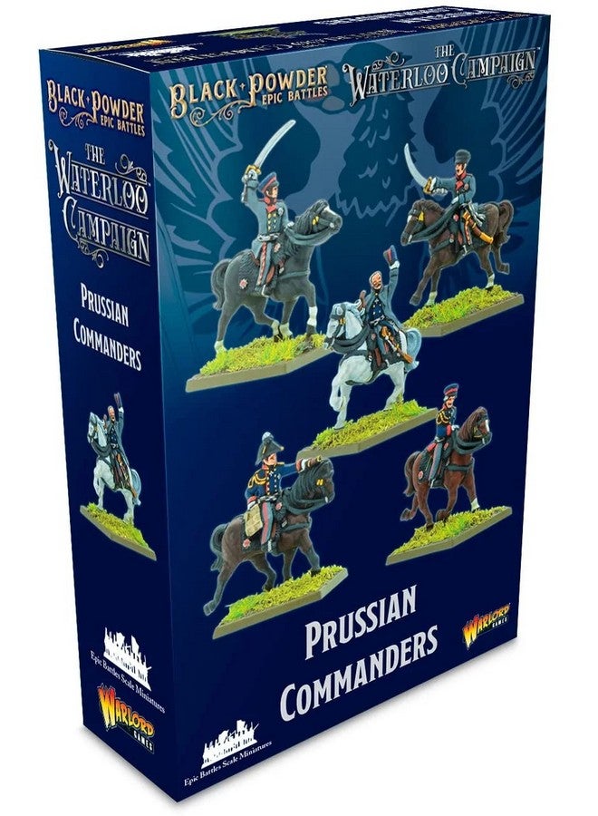WARLORD GAMES Black Powder Epic Battles: Napoleonic Prussian Commanders WLG 312401801 - Image 1