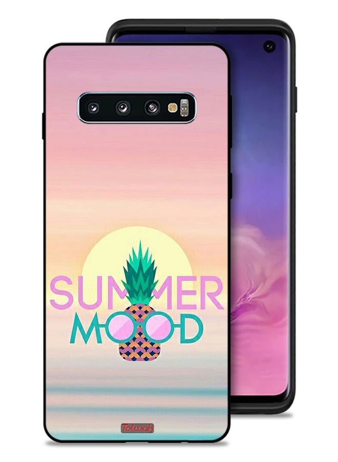 Tolwak Samsung Galaxy S10 4G Protective Case Cover Summer Mood - Image 1