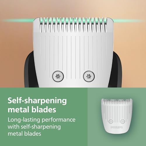 Norelco Philips All-in-One 9000 Series 28-Piece Trimmer - Electric Shaver and Clipper for Face, Beard, Head & Body, Self-Sharpening Full Metal Blades, 27 Length Settings (0.5-20 mm), MG9585/49 - Image 4