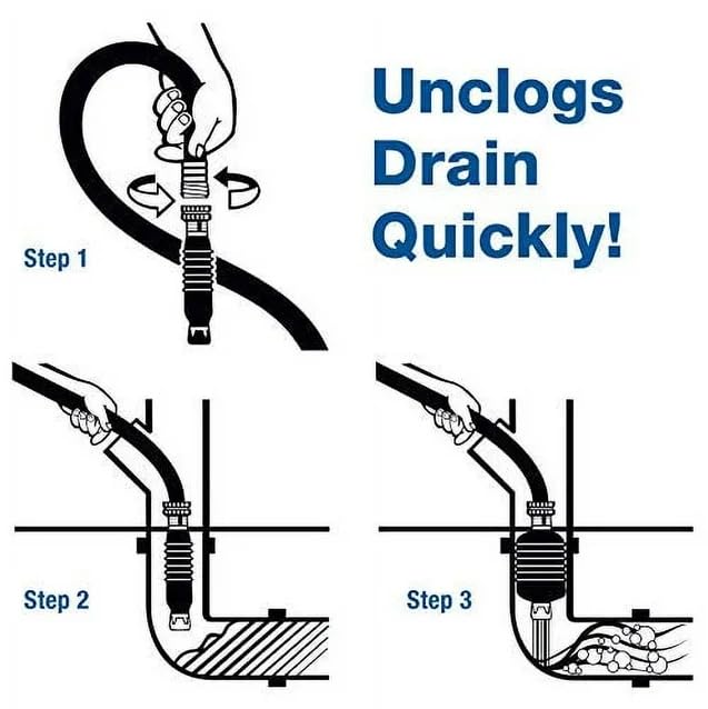 Drain King Dk-Combo-Pack Easy To Use Unclogging Kit, .75 to 4 Inch - Image 5