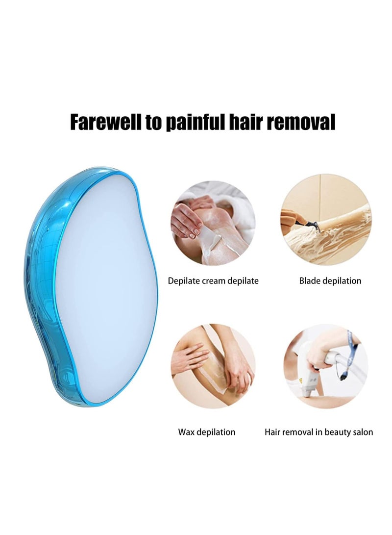 ELTRAZONE True Crystal Hair Eraser, Magic Hair Removal Eraser, Painless Crystal Hair Remover Tools, Soft Smooth Skin Fast & Easy Crystal Hair Removal for Men and Women - Image 3