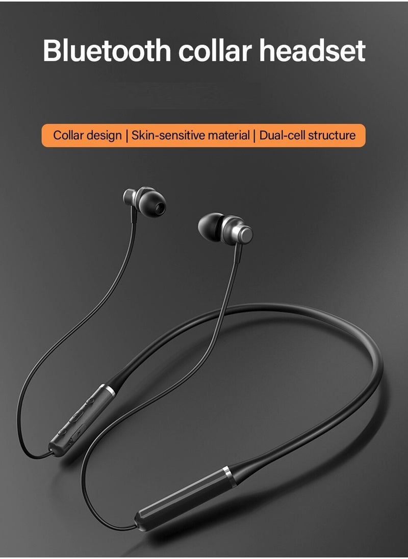 CATANES - Wireless Headphones Bluetooth V5.0 IPX5 Waterproof Magnetic Neckband Sport Earphones with Mic - Image 1