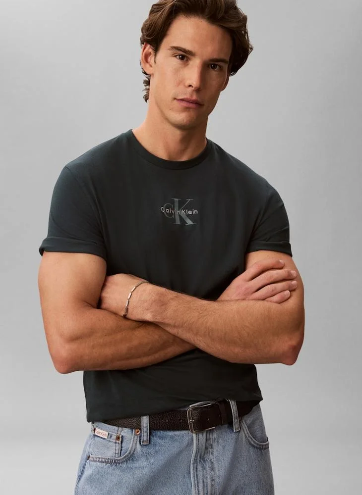 Calvin Klein Jeans  Monogram Logo T-shirt for Men | Best Price UAE