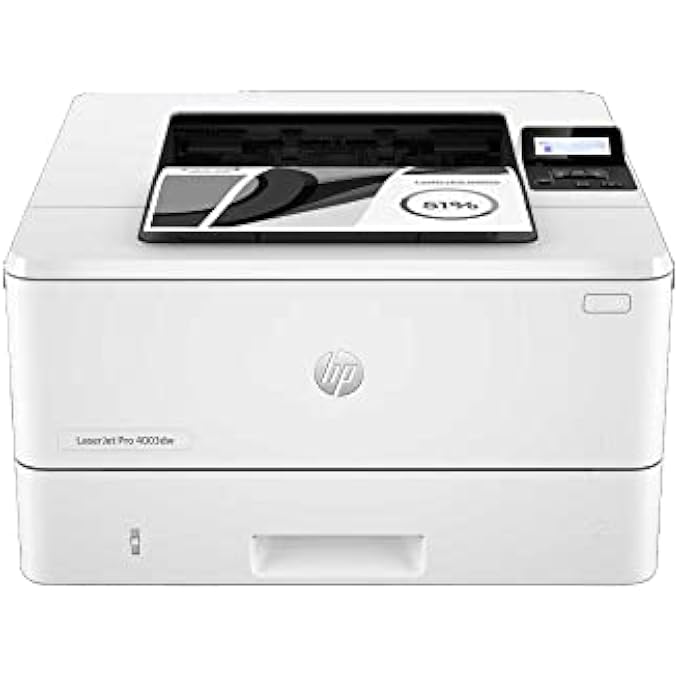 HEWLETT PACKARD LASERJET PRO 4003DW PRINTER - DUPLEX, WIRELESS, PRINT: UP TO 42 PPM BLACK, HI-SPEED USB 2.0, WHITE- [2Z610A] - Image 1