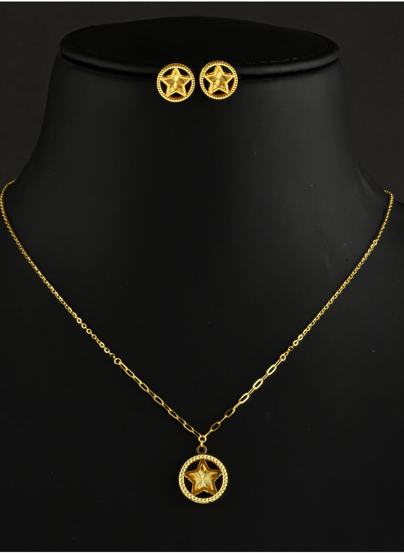 BAFLEH JEWELLERY A Light Touch of Gold, A Lifetime of Beauty – Bafleh Jewellery’s Signature Lightweight 22kt Gold Necklace Set 