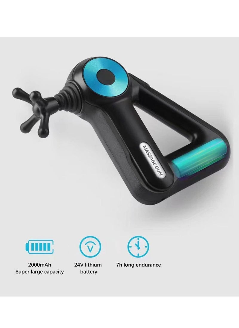 Generic - Massage Gun Deep Tissue Body Massager For Back Neck Muscle Pain Relief Fitness Relaxation 12pcs Pro Heads - Image 1