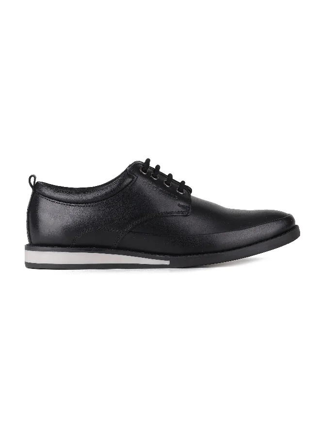 Red Chief Black Low Ankle Lace Up Casual Shoe - Rc3485 001