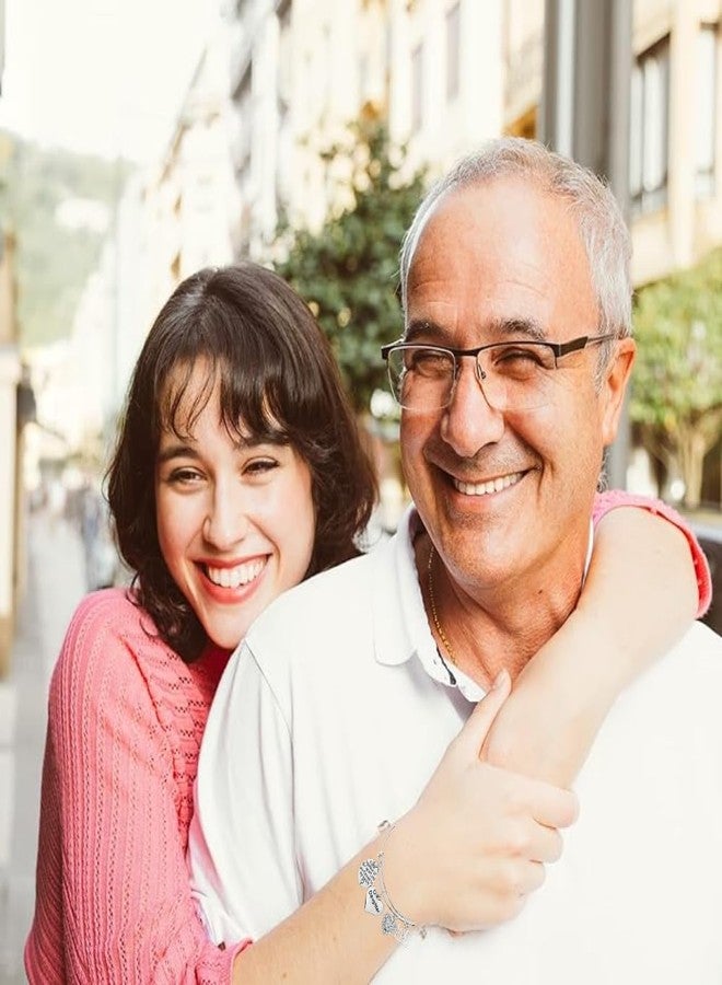 إنفينيتي كوليكشن سوار إنفينيتي كوليكشن للبنات، سوار فضي قابل للتعديل مزين بقلب محفور، وحب، وخرز كريستالي، هدية مميزة من الأم أو الأب لأعياد الميلاد، وحفلات التخرج، والمناسبات الخاصة. - Image 4