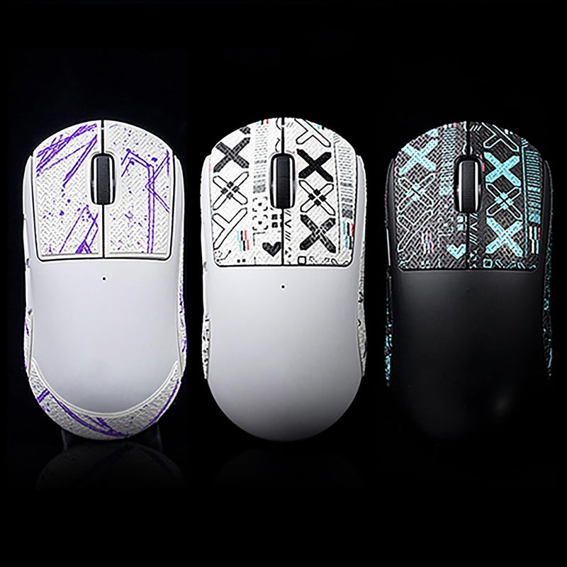 Hokeyio Mouse Grip Tape for Logitech G Pro X Superlight 2 Non Slip Suck Sweat Black Full 0.3mm - Image 2