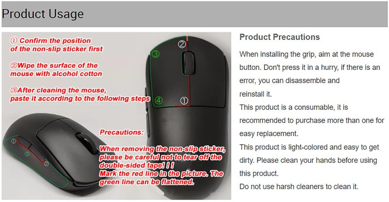 Hokeyio Mouse Grip Tape for Logitech G Pro X Superlight 2 Non Slip Suck Sweat Black Full 0.3mm - Image 4