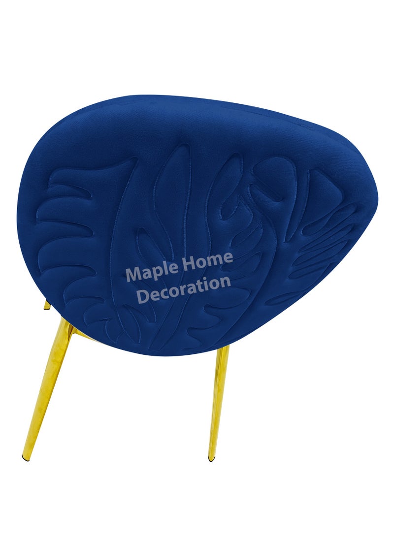 MAPLE HOME DECORATION Maple Home Velvet Dining Chair Upholstered Comfortable Cushion Armless Chair Dining Living Room Furniture  - Image 5