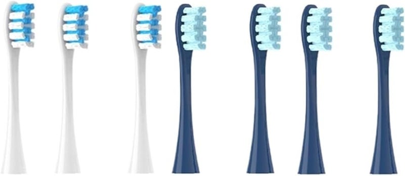 Oclean Flow X X Pro Z1 F1 One Air 2 SE Soft Sonic Toothbrush Replacement Heads 7 Pack 3 Blue 4 Dark Blue - Image 2