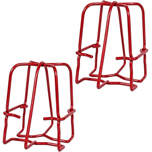 Happy Tree (6 Pack) 1/2" IPS Fire Sprinkler Head Guard Cover Red for Pendent & Upright & Horizontal Sidewall Head - Double Hook Fire Sprinkler Head Cover Cage - Image 1