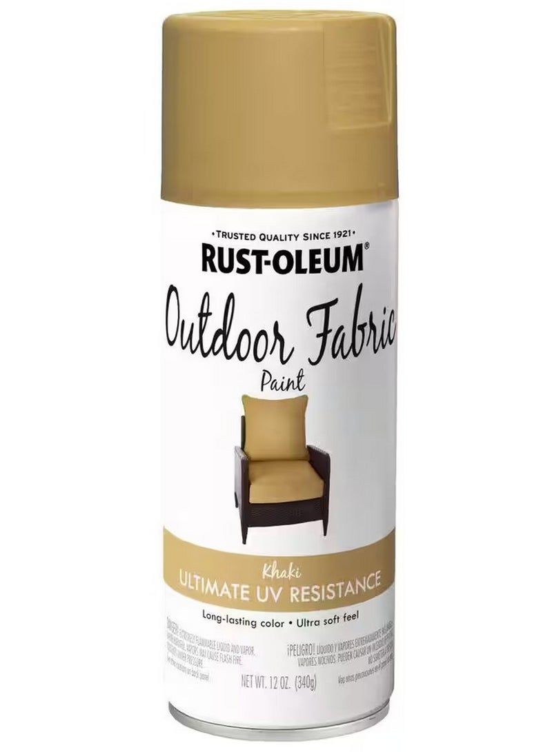 RUST-OLEUM Outdoor Fabric Spray Paint 340 G Khaki - Image 1