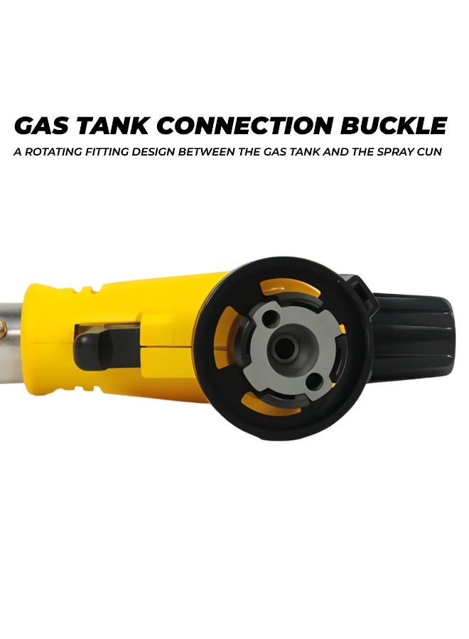 Safari Gas Torch Head with Igniter – 1300°C Flame, 16.5cm Butane Blow Torch for Cooking, BBQ, Searing, Welding, and Camping – Adjustable Flame, No Soot Emission, Easy Tank Connection – OGT-007 - Image 5