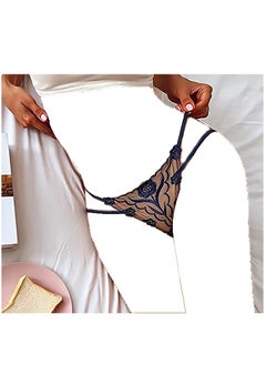 KASTWAVE 3 Pack Women Mesh Thong Floral G-string Panties Knickers Lingerie Underwear  - Image 5