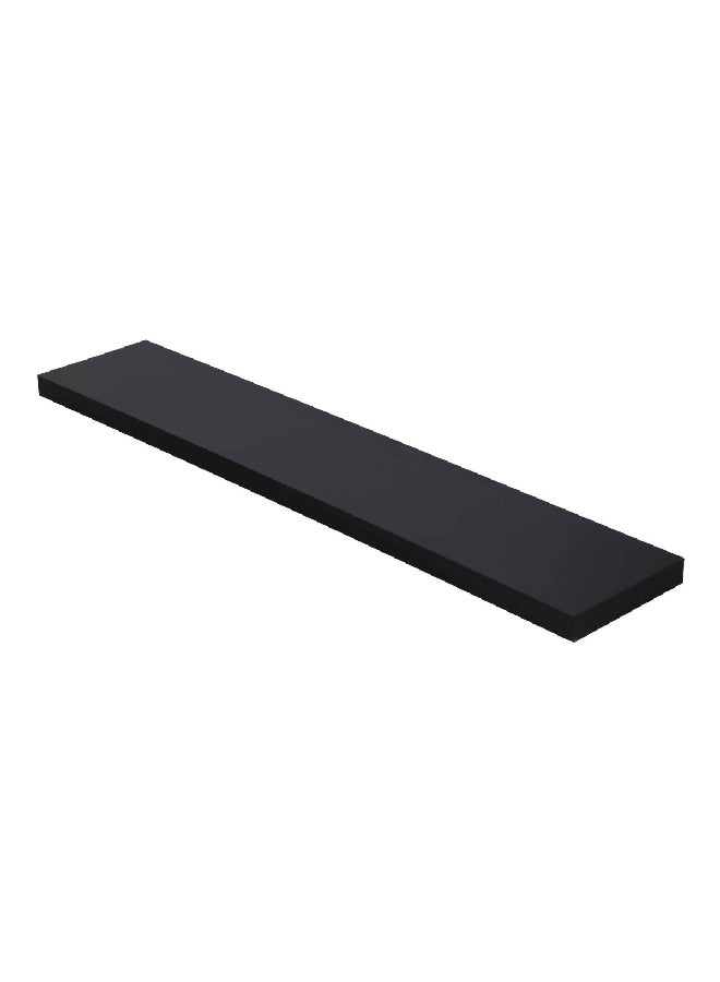 HoneyBee Rectangular Wall Mounted MDF Floating Shelf Black 3.8 x 120 x 23.5 cm WSV110-481 - Image 2