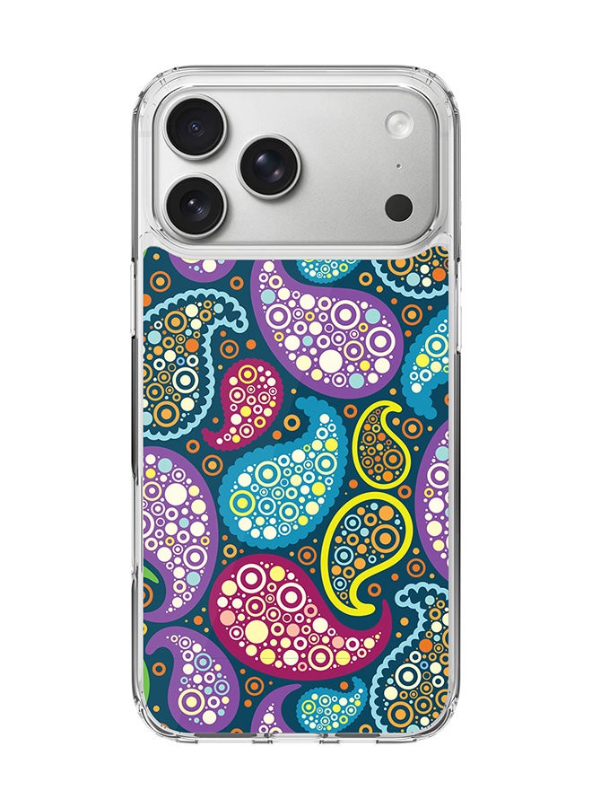 Stylizedd Classic Clear MagSafe Case for iPhone 17 Pro Max , Hybrid Soft Case Flexible Edges Anti Drop TPU PC Gel Thin Transparent Cover [ Designed for iPhone 17 Pro Max ] - Indian Summer Full Print