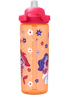 CAMELBAK CamelBak Eddy+ 20oz Kids Water Bottle with Tritan Renew - Straw Top, Leak-Proof When Closed, Retro Floral Mermaid  - Image 5