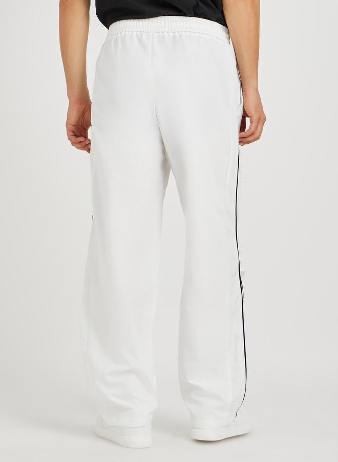 Styli Oversized Open Hem Joggers with Side Piping Detail - Image 4