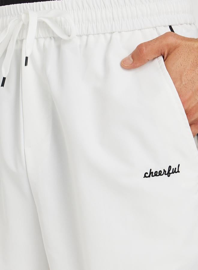 Styli Oversized Open Hem Joggers with Side Piping Detail - Image 3