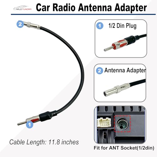 WildTundra 14Pin&16Pin Radio Wiring Harness Compatible with Chevrolet 2007-2017 GMC 2006-2015 Buick 2006-2012 Aftermarket Car Stereo Harness Install Kit with Antenna for Chevy Silverado Enclave Yukon Savana - Image 4
