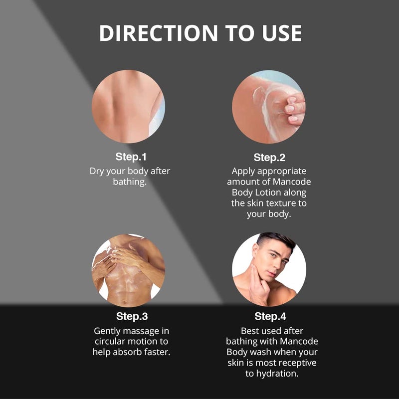 MAN CODE Mancode Luxure Body Lotion For Men 200ml Easy Absorption Nourishing Formulation Hydrating Moisturization Intense Care Smooth Texture Healthier Complexion Elevates selfcare  - Image 5