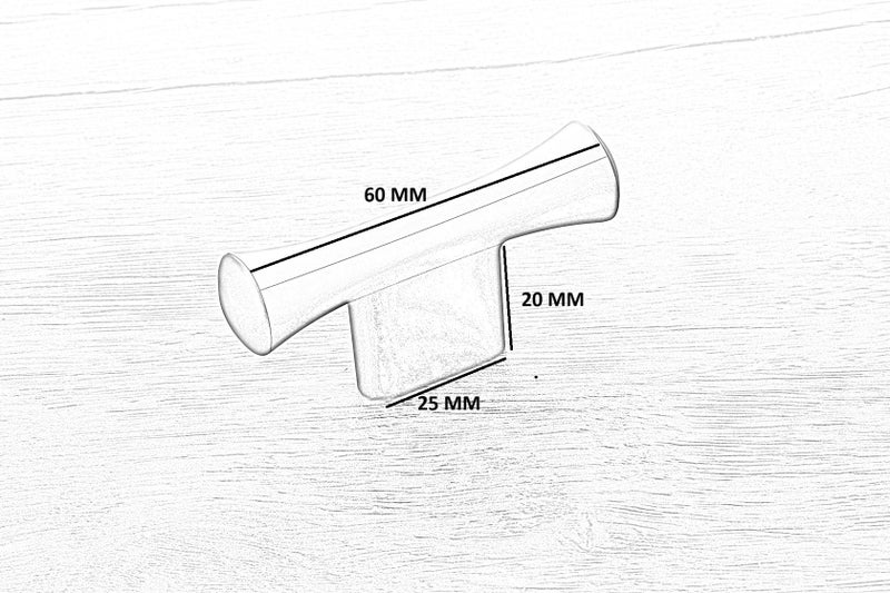 HARMONUS Knobs for Drawer & Cabinets Set Knob,Brass Black Wardrobe Kitchen Door Pull Handle Knobs Square Shape Drawer Knob - (KNOBS-193- Pack of 2) - Image 4