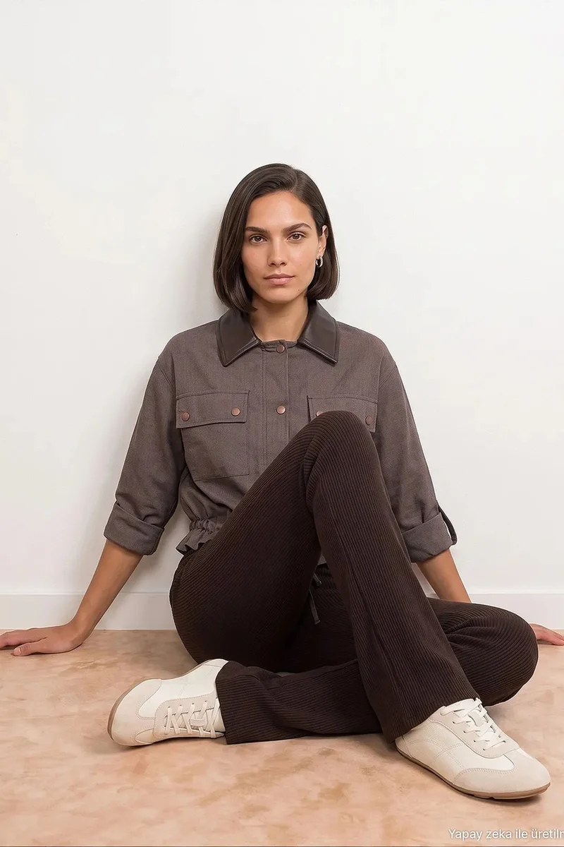 Dilvin Charcoal Grey DILVIN Women's Jacket for Women | Best Price UAE