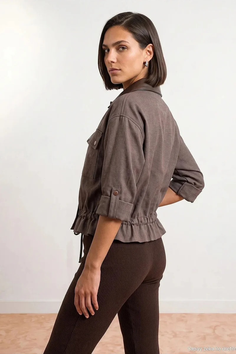Dilvin Charcoal Grey DILVIN Women's Jacket for Women | Best Price UAE