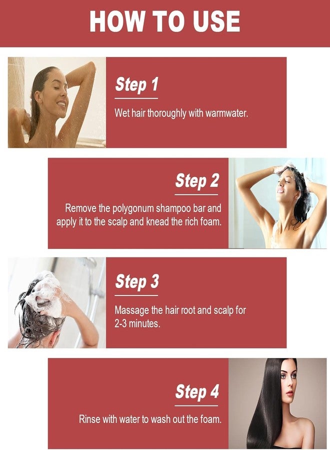 HANI PO™ Popular Polygonum Hair Soap He Shou Wu 1 bar -100g - chinese soap - pack of 1 - Image 3