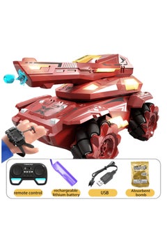 Generic 2.4G Water Armored Tank  with  hand watch control and remote control with cool lighting and music  - Image 1