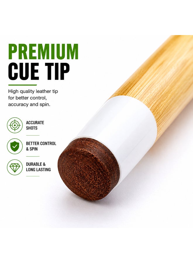 25331-1 Professional Billiard Cue Stick 57 Inch / 145CM Wooden Pool Cue With Premium Tip & Screw Joint For Home Club Tournament - Image 3