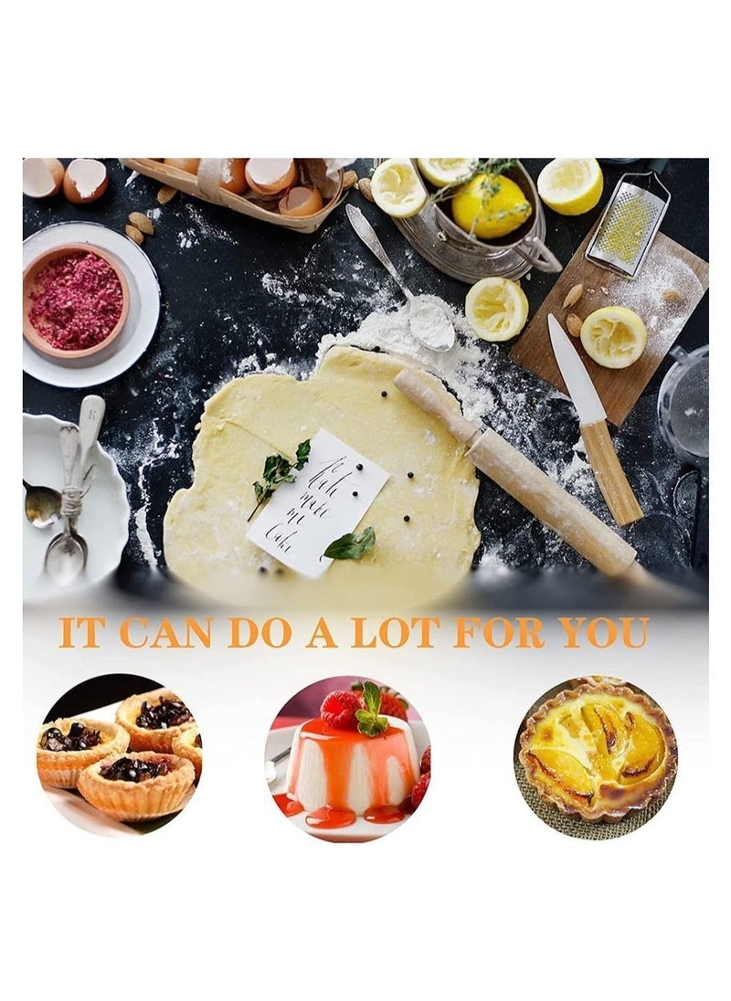Y&D - Egg Tart Mold, 12 Packs Resuable Mold Mini, Non-Stick Mini Pans, For Kitchen Cake Baking Tool - Image 1