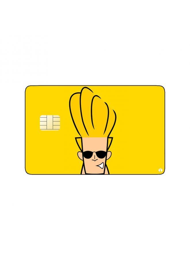 RKN PRINTED BANK CARD STICKER Animation Johnny Bravo By Cartoon Network - Image 2