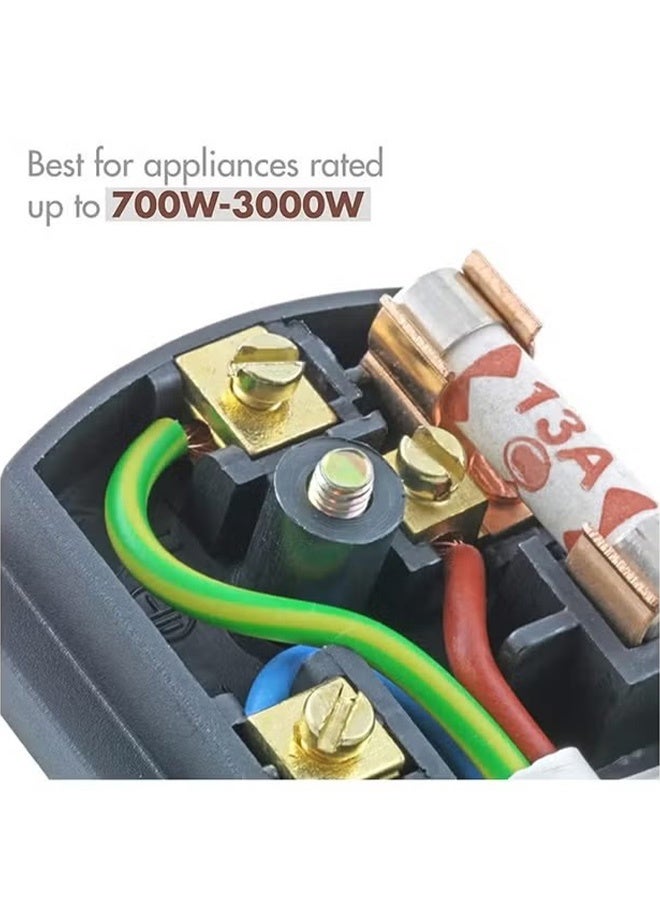 30 Pcs BS1362 Fuse Cartridge, 13 amp - Pack of 30 Pieces.Seamless Riveting BS1362 British Plug Fuse - Image 4