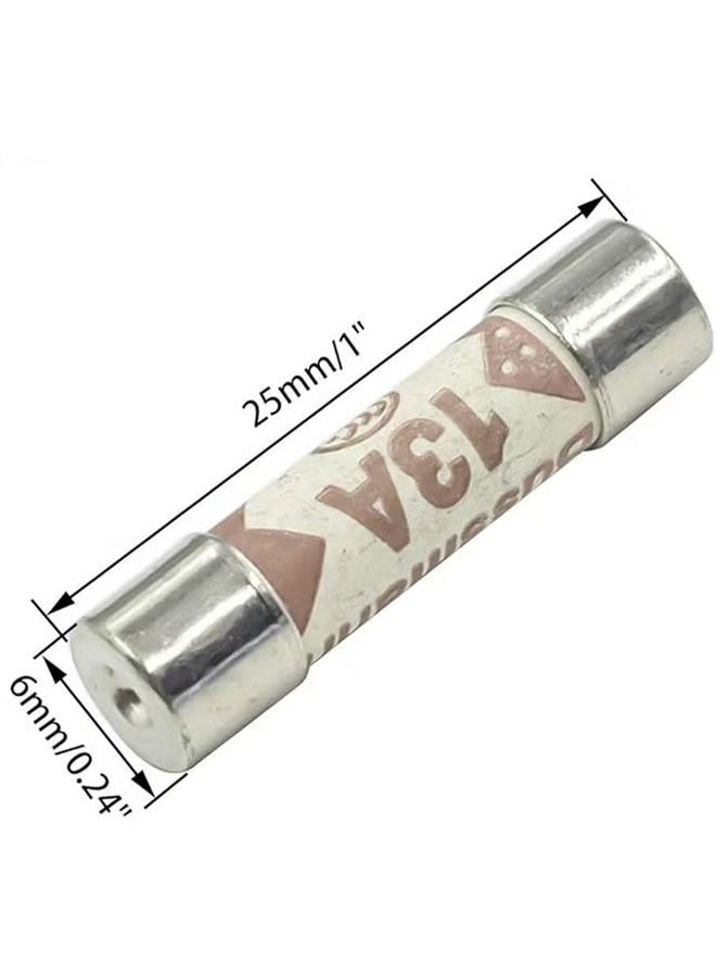30 Pcs BS1362 Fuse Cartridge, 13 amp - Pack of 30 Pieces.Seamless Riveting BS1362 British Plug Fuse - Image 2