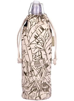 earthsave Earthsave Eco Cotton Premium Water Bottle Pouch-|Canvas Material with Waterproof Lining| For 1 Ltr Bottle  - Image 1