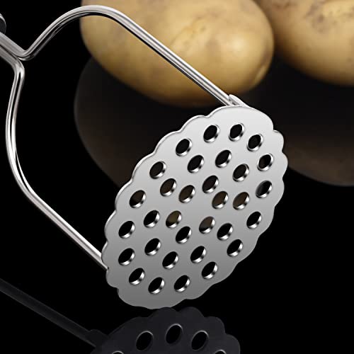Sopito Potato Masher, Sopito 2 Pack Stainless Steel Integrated Kitchen Tool Food Masher for Potatoes, Vegetables, Berries, Fruits, Baby Food, Avocado - Image 4