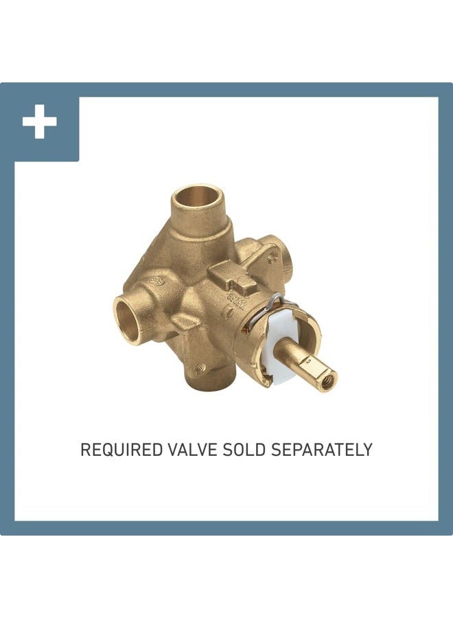 MOEN T2473EPBN Genta LX Posi-Temp Pressure Balancing Eco-Performance Modern Tub and Shower Trim Valve Required, Brushed Nickel - Image 4