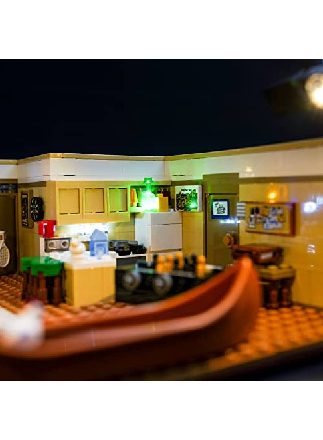 BRIKSMAX Led Lighting Kit For The Friends Apartments Compatible With Lego 10292 Building Blocks Model Not Include The Lego Set - Image 4