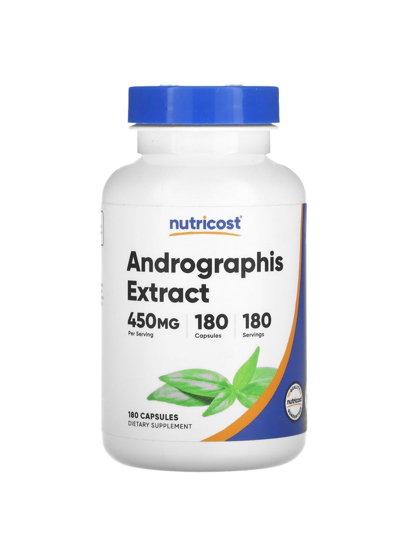 Andrographis Extract, 450 mg, 180 Capsules