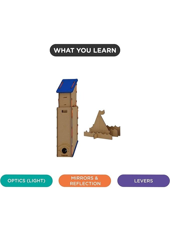 سمارتيفيتي مجموعة ألعاب منظار سمارتيفيتي، أنشطة تعليمية وتفاعلية في مجالات العلوم والتكنولوجيا والهندسة والرياضيات، مناسبة للأطفال من عمر 6 سنوات فما فوق، للجنسين، متعددة الألوان، تتضمن كتيب تعليمات، سجل للمتعلم، وأجزاء المنظار. - Image 4