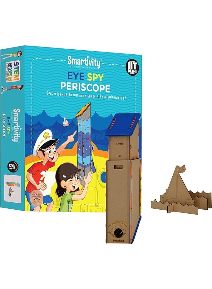 سمارتيفيتي مجموعة ألعاب منظار سمارتيفيتي، أنشطة تعليمية وتفاعلية في مجالات العلوم والتكنولوجيا والهندسة والرياضيات، مناسبة للأطفال من عمر 6 سنوات فما فوق، للجنسين، متعددة الألوان، تتضمن كتيب تعليمات، سجل للمتعلم، وأجزاء المنظار. - Image 1