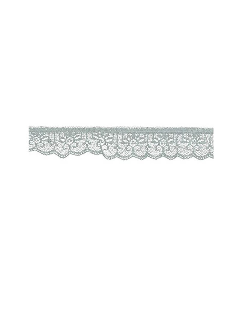 Deco Trims Ruffled Vertical Lace Trim 1-3/8in Irisdescent - Image 2