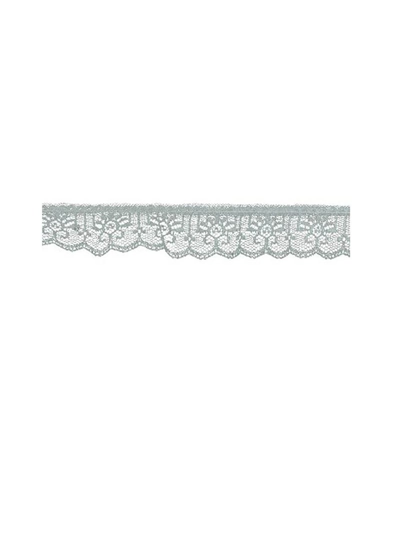 Deco Trims Ruffled Vertical Lace Trim 1-3/8in Irisdescent - Image 1