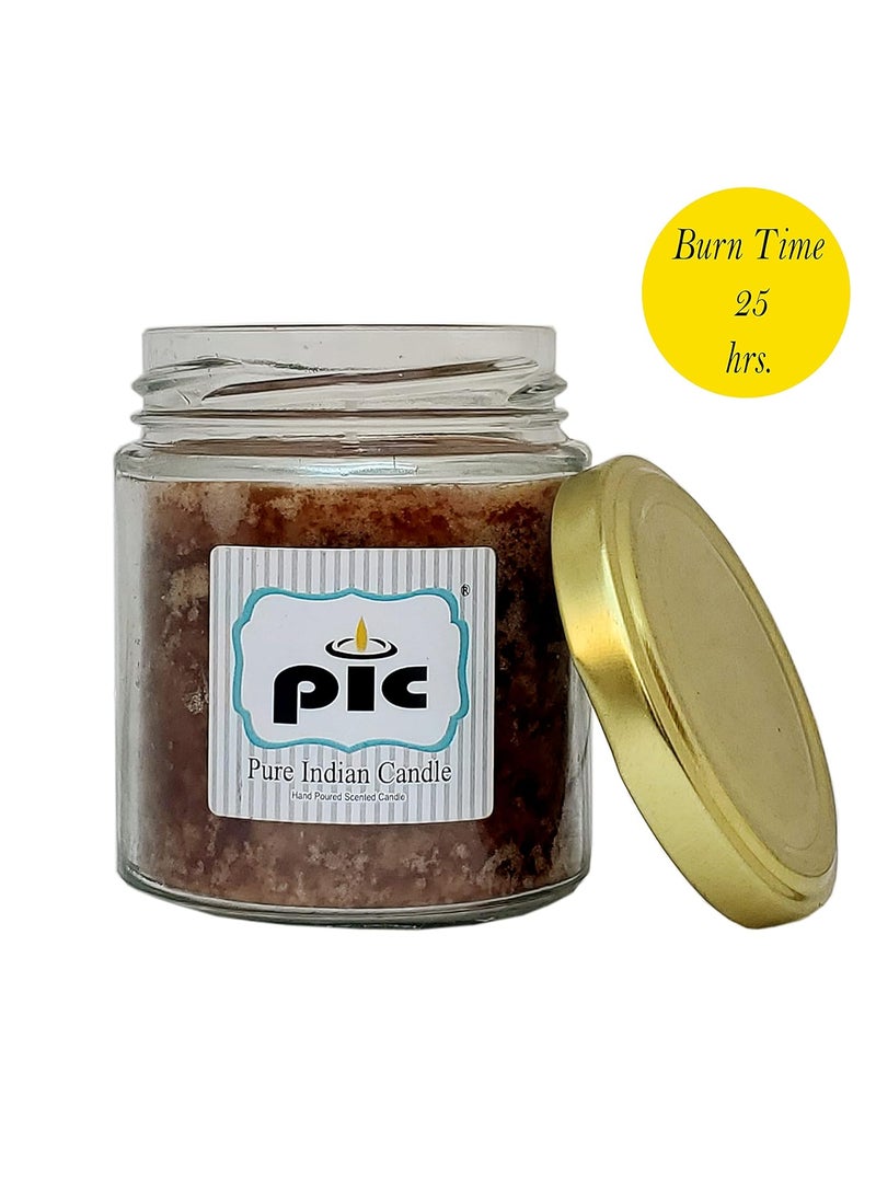 PIC Pure Indian Candle Handmade Southern Pecan Chocolate Fragrance Decorative Brown Salsa Jar (Pack of 1 Pcs.)  - Image 3