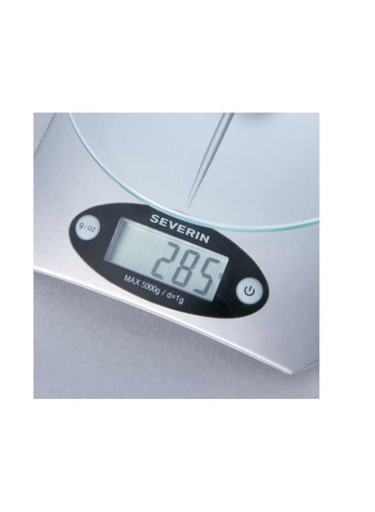 Severin Digital kitchen scale 5kg kw 3667 grey/black - Image 3