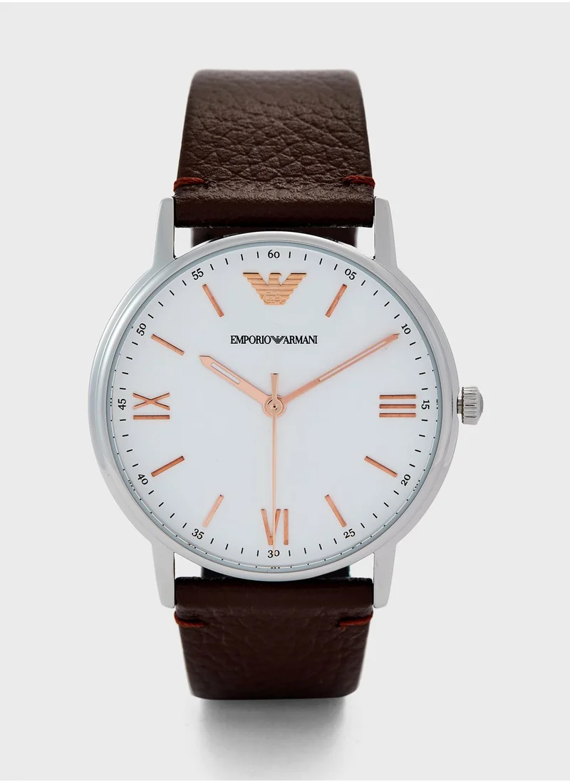 امبوريو ارماني ساعة يد كابا بعقارب طراز AR11173